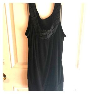 Dressy black tank top